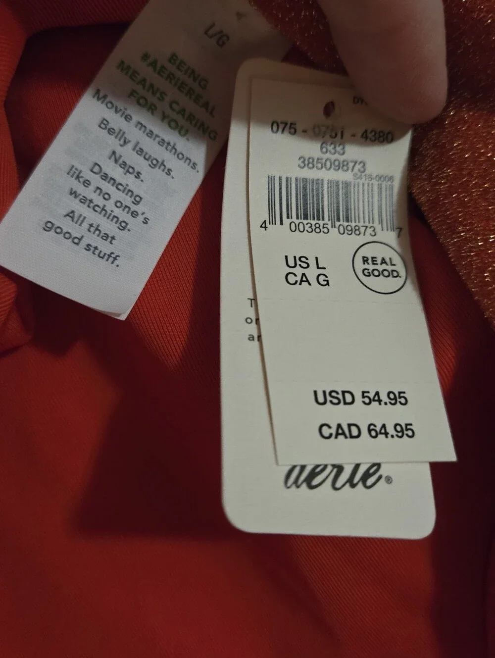 aerie Shimmery One-Piece Swimsuit Or Bodysuit